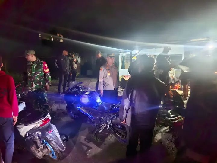 Gempur Geng Motor-Balap Liar! Patroli Skala Besar Polres Karo Obrak-Abrik Berastagi, 22 Motor Knalpot Brong Diangkut