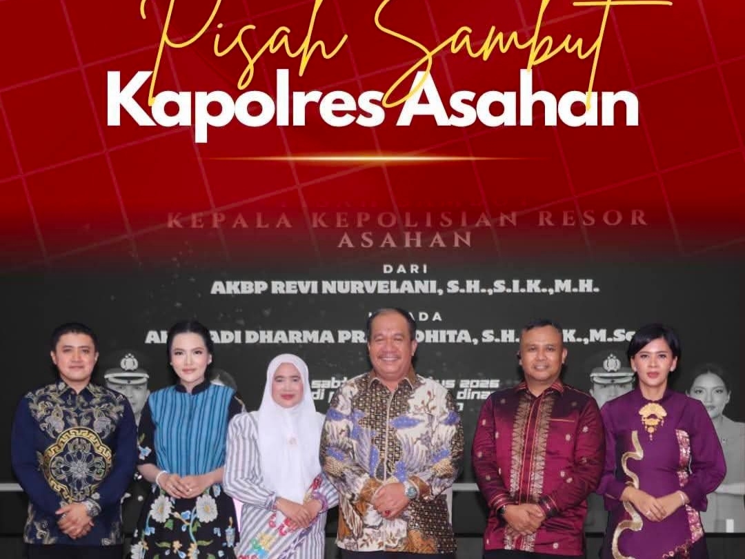 Pisah Sambut Kapolres Asahan: AKBP Adi Dharma Pramudhita Resmi Gantikan AKBP Revi Nurvelani