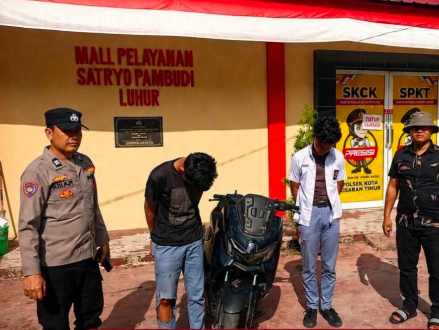 Respon Cepat Laporan Call Center 110, Polres Asahan Amankan Dua Pelajar Diduga Anggota Geng Motor