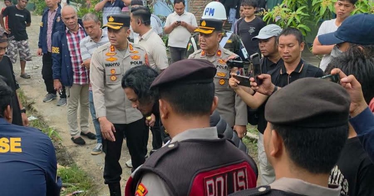 Operasi Sarang Narkoba di Pindoan, Polres Labuhanbatu Amankan  20 Gram Sabu dan 2 Pria