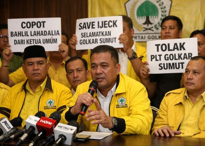 DPD II Golkar Sumut Tolak Pencopotan Ijeck, Desak Bahlil Dicopot dari Ketua Umum