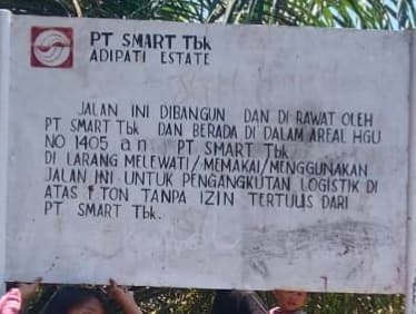 Dugaan Diskriminasi PT SMART Tbk Jerat Petani Sawit Adipati Labura: Akses Jalan Dipatok, Ekonomi Warga Lumpuh!