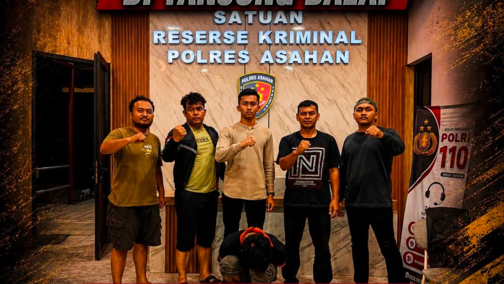 Tim Jatanras Polres Asahan Sikat Buron Pelaku Curat Rp22 Juta di Taman Sudirman Tanjungbalai