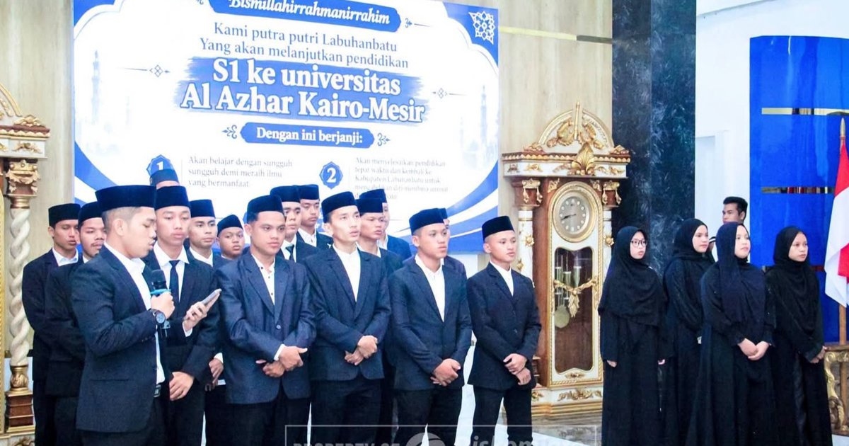 22 Putra-Putri Terbaik Labuhanbatu Kuliah ke Universitas Al-Azhar Kairo