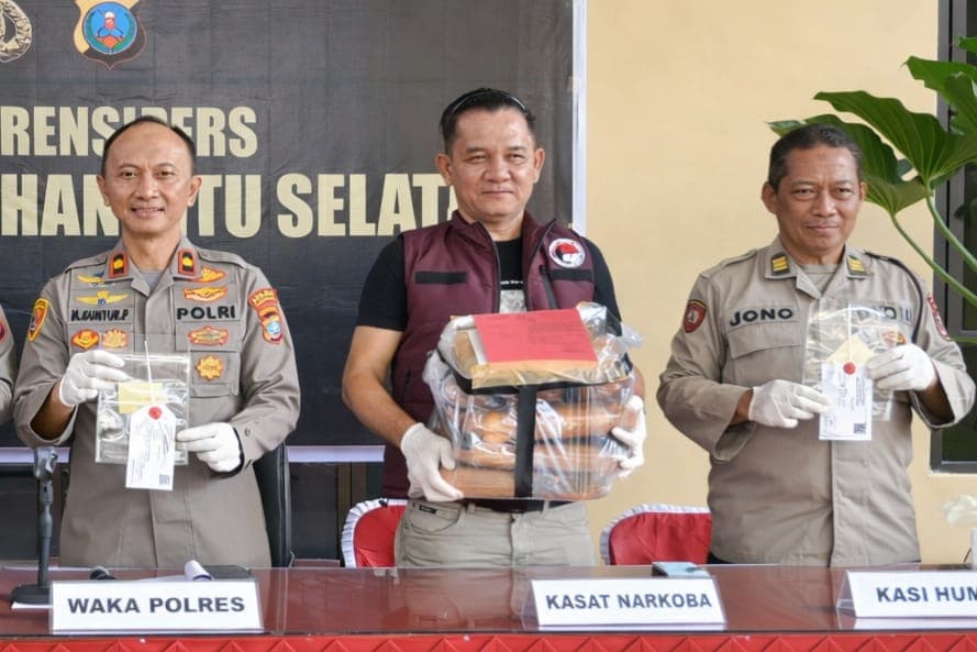 Polres Labusel Tepis Isu Pembiaran Peredaran Sabu di Kota Pinang, 2 Bulan Ungkap 23 Kasus