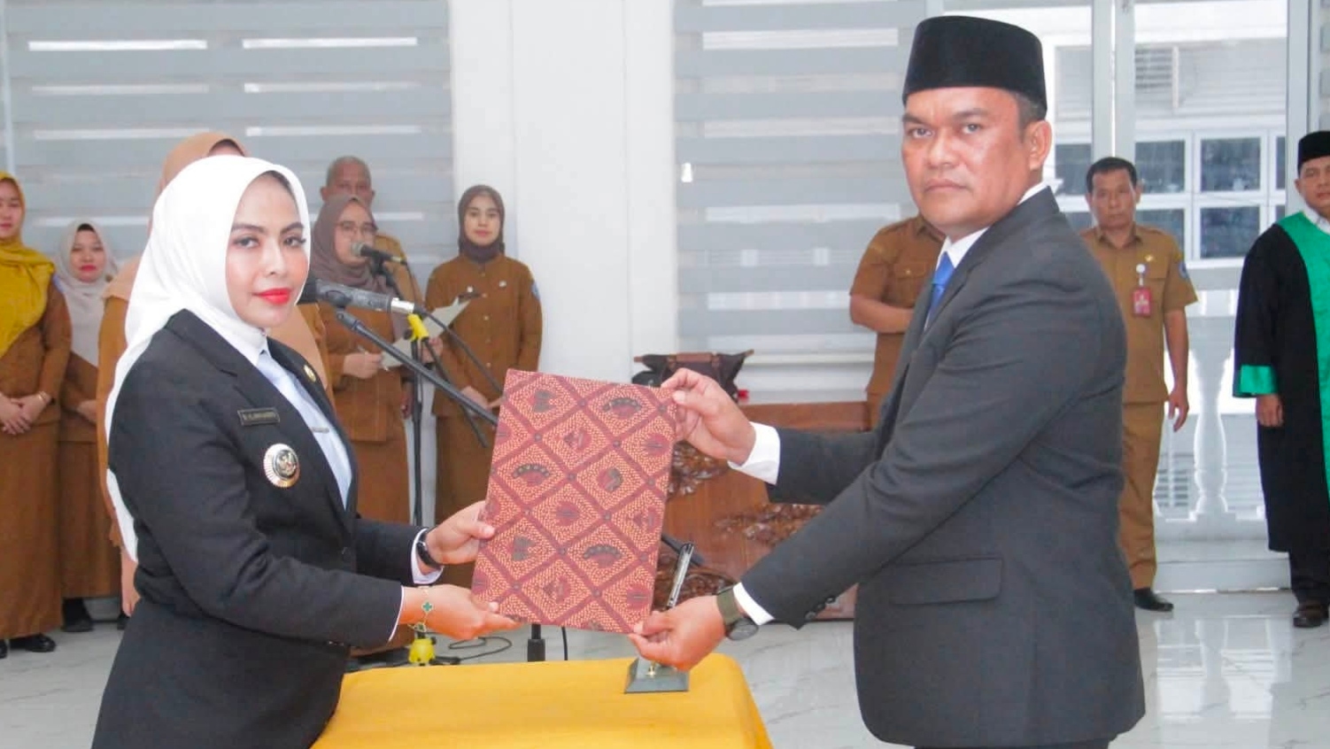 Bupati Maya Hasmita Lantik Abdi Jaya Pohan Jadi Pj Sekda Labuhanbatu