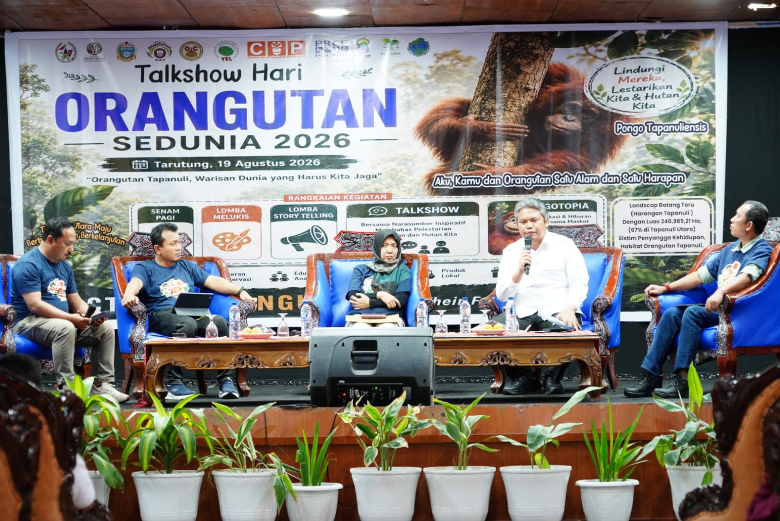 Pemkab Taput Eksekusi Strategi Tingkat Tinggi Jaga Harangan Tapanuli dan Selamatkan Orangutan Terlangka