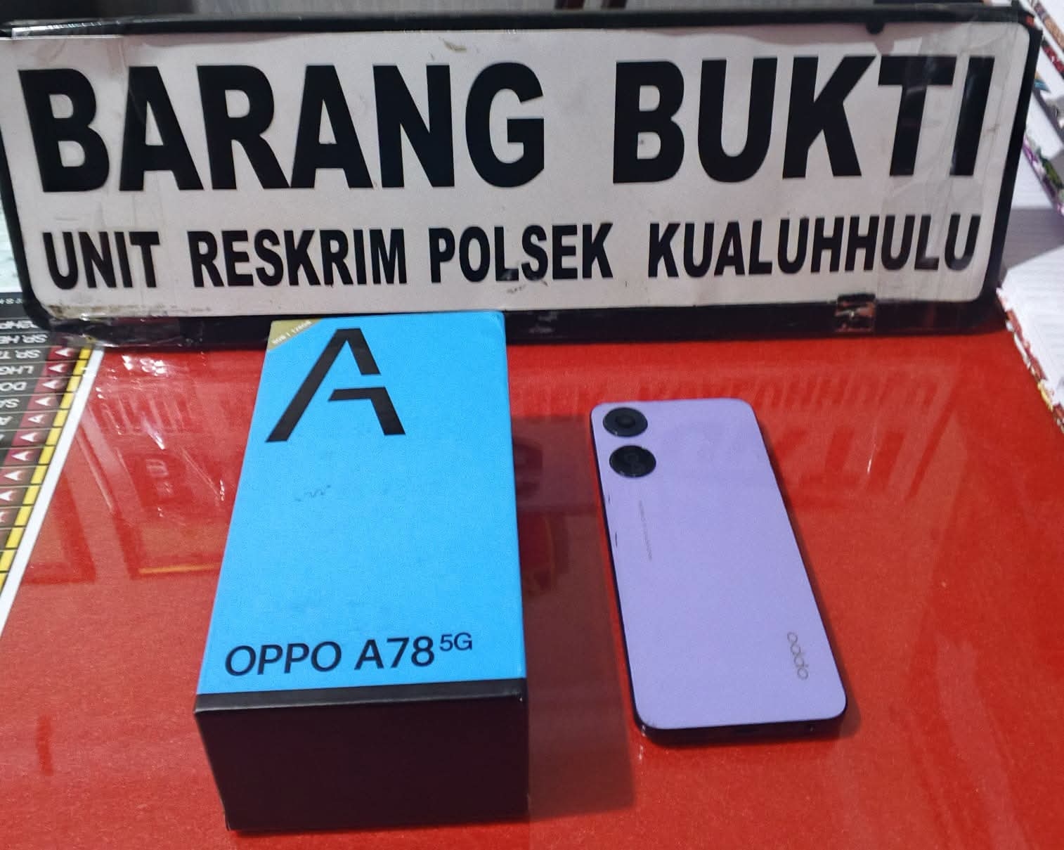 Maling Pembobol Rumah saat Pengajian Akhirnya Digulung Polsek Kualuh Hulu, HP OPPO Jadi Bukti Kunci