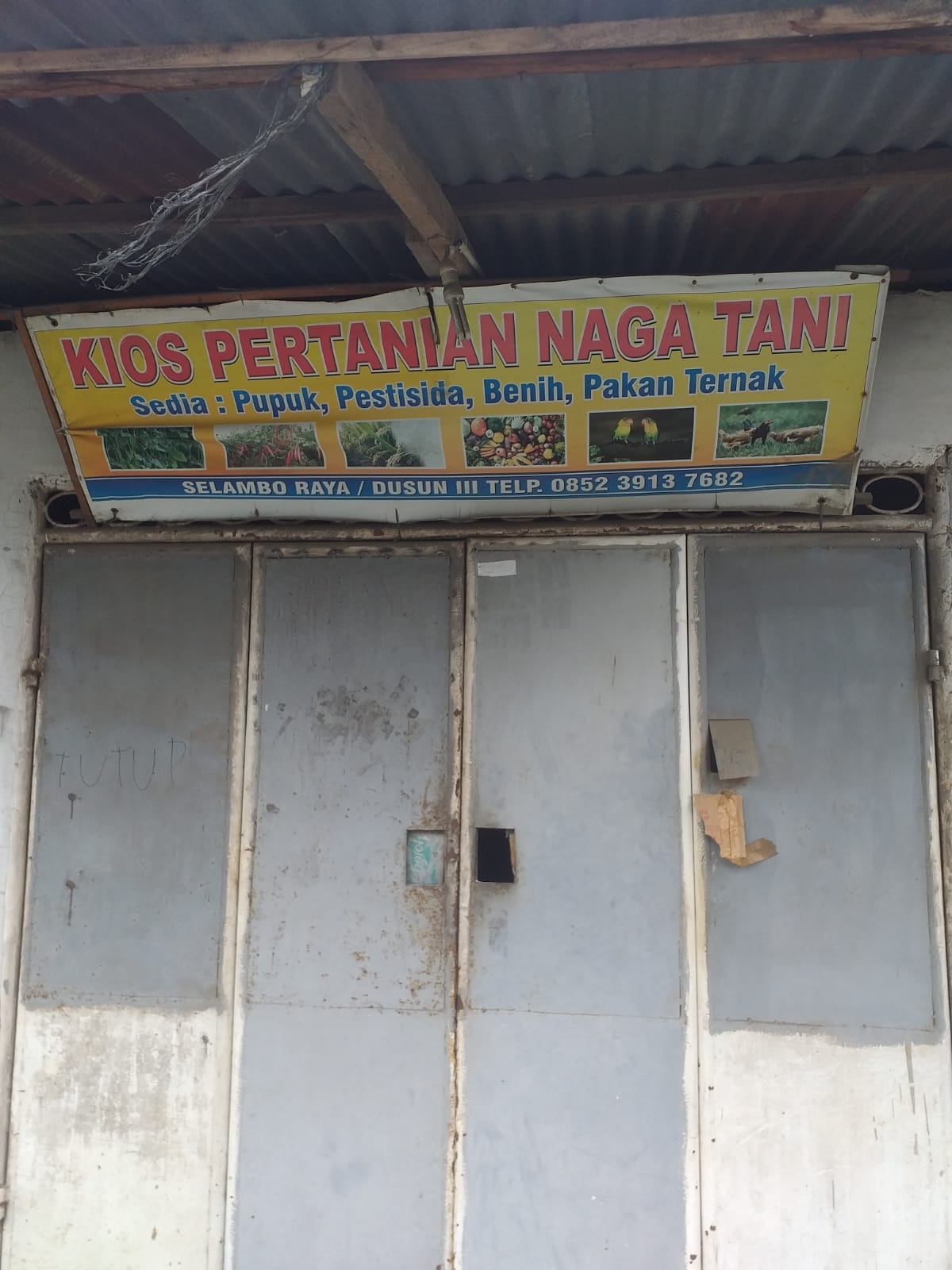 Kios Pertanian Dicuri Rugi Jutaan Rupiah, Kanit Reskrim Bungkam