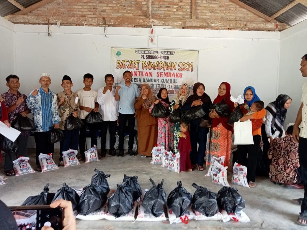 PT Siringoringo Bagi CSR Ke Masyarakat Desa Bandar Kumbul