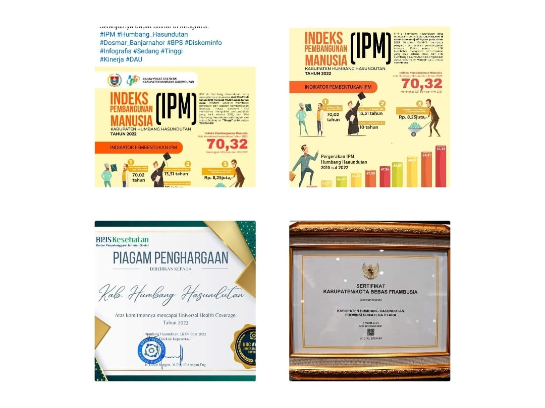 Dosmar Banjarnahor Dinilai Layak Dinobatkan Bapak Pembangunan Humbahas