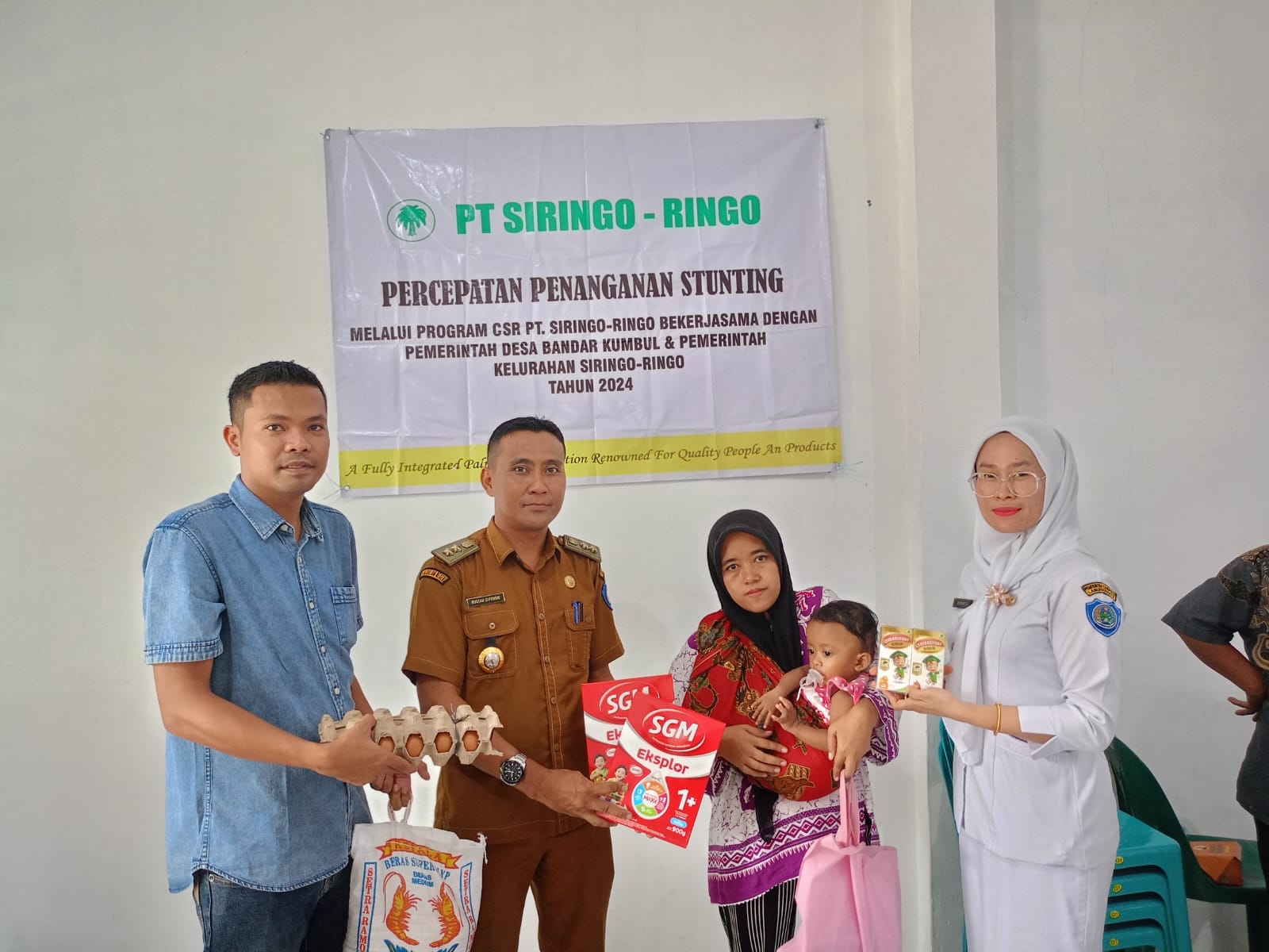 PT.Siringo-ringo Peduli Program Percepatan Pencegahan Stunting