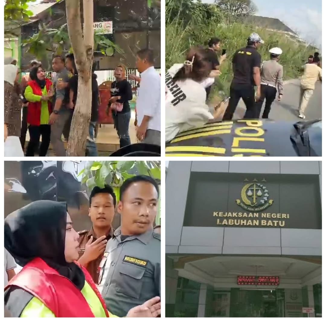 Viralnya Seorang Ibu Status Terdakwa Diduga Dilarang Berpelukan Dengan Anaknya Dibawah Umur, Kasi Intel Kejari Labuhanbatu Bungkam