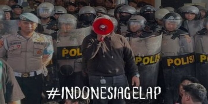 Demo Indonesia Gelap di Balikpapan, Mahasiswa Ditindak Polisi, Situasi Memanas!