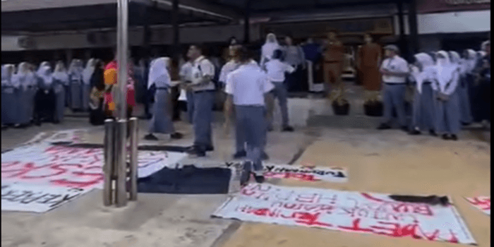 Para Siswa Protes Gegara Bullying dan Kebijakan! Demonstrasi Damai di SMA Negeri 11 Medan Tuntut Perubahan