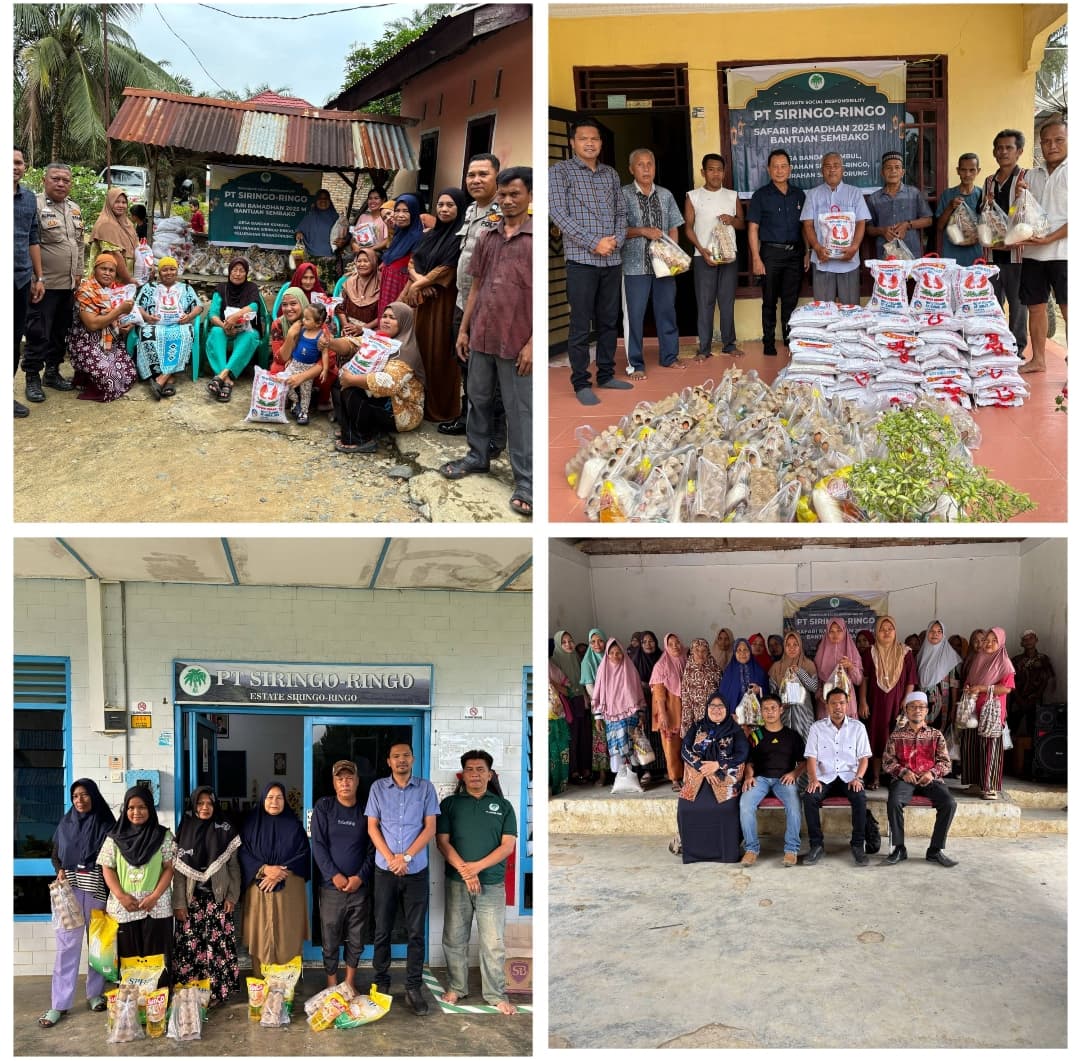Ramadhan Berbagi, PT.Siringoro - ringo Salurkan CSR Di Safari Ramadhan Penuh Berkah