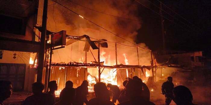 Api Mengamuk di Pekan Bahorok, Kerugian Capai Rp1 Miliar!