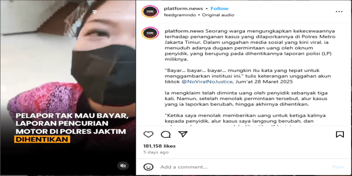 Fakta di Balik Video Viral! Polres Jaktim Klarifikasi Tuduhan Pemerasan Rp3 Juta