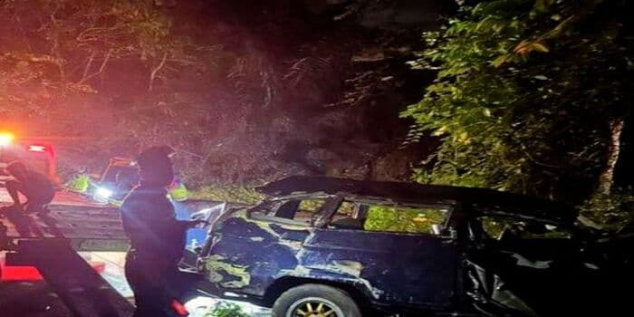 Mobil Keluarga Terjun ke Jurang, Tiga Tewas, Tujuh Luka-Luka di Langkat!