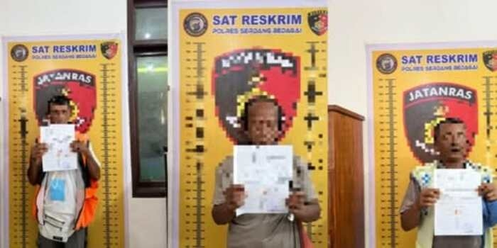 Operasi Pekat-Toba 2025! Polres Sergai Amankan Tiga Jukir Liar di Dua Lokasi