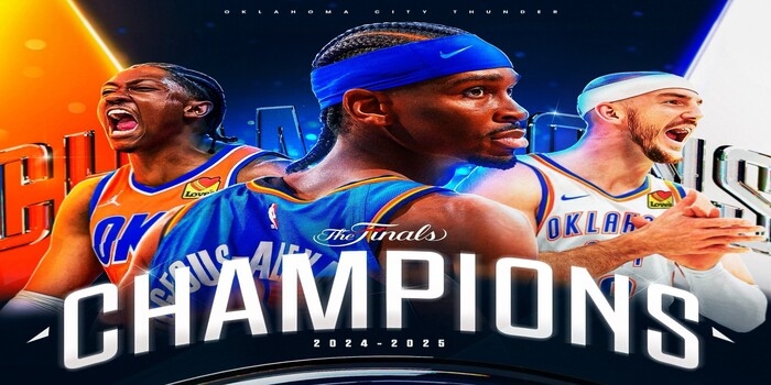 SGA Borong MVP Musim dan Final, Thunder Raih Gelar NBA Pertama di OKC!