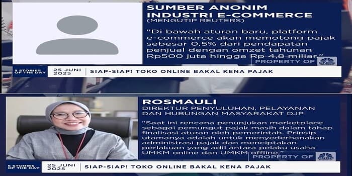 Marketplace Wajib Pungut Pajak 0,5% dari Pedagang Online, Ini Penjelasannya!