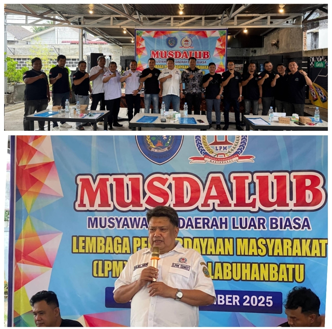 Hasil Rapat Musdalub, Riki Rafani, SH, MH Terpilih Ketua LPM Kabupaten Labuhanbatu Periode 2023-2028