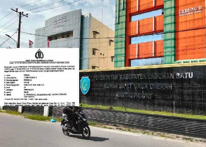 Didampingi Pengacara LPA, Korban Dugaan Kelalaian Petugas Medis Lapor ke Polres Labuhanbatu